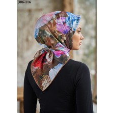 Sharell Desenli Soft Pamuk Eşarp 306-116