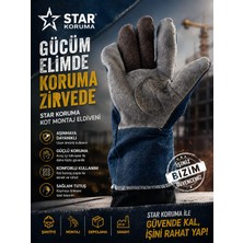 Deri Takviyeli Kot Eldiven