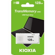 128GB Kıoxıa Usb2.0 Beyaz USB Bellek LU202W128GG4