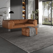 Veluxe Home & Living'den Stilo Italyan Deri Modern Koltuk Hakiki Deri Modern Koltuk