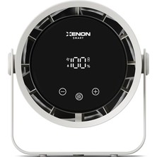 Xenon Smart Taşınabilir Masaüstü Fanı | 100 Kademe Kontrol0 Şarjlı Dokunmatik Ekran 2000MAH U