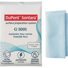Dupont Sontara G Turkuaz 37X50 cm Antistatik Bez Boya Öncesi ve Elektronik Yüzey Temizlik Bezi 5 Yaprak