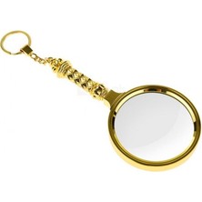 Renas Store X90MM Tüm Metal Altın Renkli Hediye Büyüteç Optik Lensler ile Çinko Alaşım Metal Çerçeve