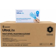 Has-Pet Ultralite Mavi Nitril Eldiven Small (S) 100'LÜ x 20 Paket (Koli)