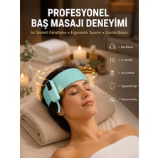 Ematcrt Mey Ithalat® Isıtmalı Baş Masaj Aleti Rahatlatıcı ve Stres Giderici Tasarım Yeni Nesil