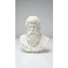 Decorius Yunan Tanrısı Poseidon Büstü - 15 cm