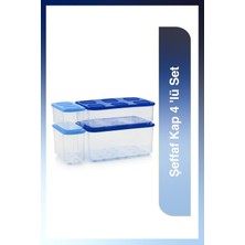 Tupperware Şeffaf Buzdolabı Saklama Kabı 4'lü Set