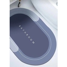 Renas Store Süper Su Emici Kaymaz Tabanlı Banyo Paspası ( 40X60 )Cm