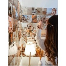 Bg Store Guguk Danish Pastel Temalı 90 Adet Duvar Poster Seti, Özel Tasarım Kutulu, Oda Dekoru (GGK-K014)