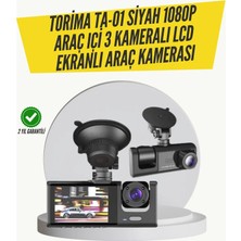 Valor Ta-01 3 Kameralı 1080P Araç Kamerası Siyah