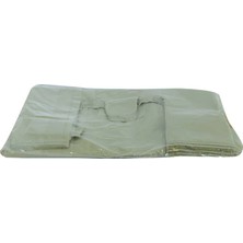 Battal Boy Atlet Geri Dönüşüm Granül Çanta Poşet 65X35 cm Kalın Gri 1000 gr 1 Paket