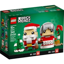 LEGO Brickheadz Mr. & Mrs. Claus 40274 Inşaat Kiti (341 Adet) (Üretici Tarafından Üretilmemiştir)