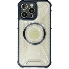 The Gencoo Iphone 14 Pro Max Kılıf Prag Magneticsafe Kapak - Lacivert