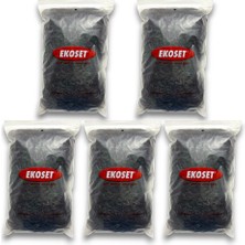Ekoset Siyah Paket Lastiği 70MM 5 kg
