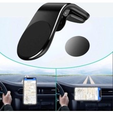 Renas Store Havalanndırma Izgarasına Takılabilen Mandallı Mıknatıslı Oto Araç Içi Manyetik Telefon Tutucu (5047)