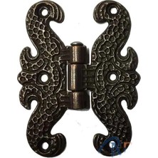Renas Store Zamak Kelebek Menteşe - Büyük, 50X67MM, Oksit, 1 Adet