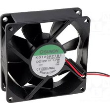 Sunon KD1208PTB1 Aksiyel Soğutma Fanı 12V Dc 80X80X25 mm - Bilyalı Rulmanlı