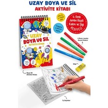 Renas Store Uzay - Boya ve Sil Aktivite Kitabı / 3 Yaş +