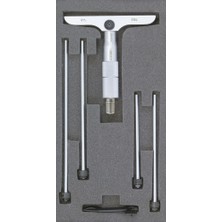 Asimeto 0-300X0.01MM Mekanik Derinlik Mikrometre