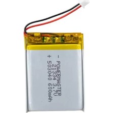 Belirtilmemiş 503040 3.7 Volt 600 Mah Lityum Polimer Pili