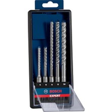 Bg Store Professional Accessories 5 Parça Expert Sds Plus-7x Kırıcı Delici Delme Uçları (Yumuşak Taş, Sert Taş, Beton, Donatılı Beton, Beton Bina Bloku, Ø 5-10 Mm, Aksesuar Kırıcı Delici)