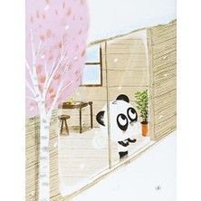 Bg Store Öğrenen Yavrular - Panda Huzurlu ve Mutlu