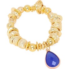 Faik Sönmez Taşlı Gold Bileklik W27BLK001
