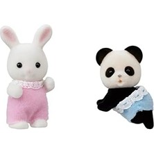Bg Store Sylvanian Families Epoch ESF5709 Tavşan ve Panda Bebeğin Oyun Odası Oyuncak