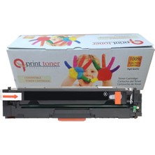 QPRİNT TONER Hp 203A CF540A Siyah Muadil Toner CRG054 M254 M280 M281