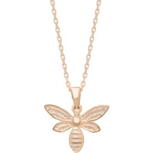 Eva Pırlanta Bee Kolye 718919 Rose