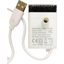 Bg Store Haustier Anti-Burnt Özellikli, Ledli, Usb, Evcil Hayvan Su Sebili Yedek Pompa
