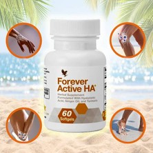 Forever Living Products FOREVER ACTIVE HA Hyaloranic Acid, Zencefil ve Zerdeçal Içeren Takviye Edici Gıda – 60 Softjel EKLEM DESTEĞİ ORİJİNAL ÜRÜNDÜR