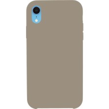 Renas Store Apple iPhone Xr Kılıf Lansman Legant Silikon - Bej