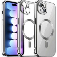 Renas Store Newface Iphone 13 Kılıf Kross Magneticsafe Kapak - Gümüş
