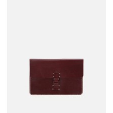 Hotiç 04CAH326130A780 ERKEK Deri Bordo iPad El Çantası
