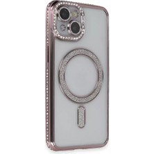 Uravas Store Iphone 13 Kılıf Joke Simli Magneticsafe Kılıf - Pembe
