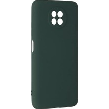 Renas Store Newface Xiaomi Redmi Note 9 5g Kılıf Nano Içi Kadife Silikon - Koyu Yeşil