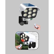 Astraltech Solar Şarjlı Hareket Sensörlü LED Dış Mekan Lambası Kamera Tasarımlı Güvenlik Işığı