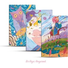 Renas Store Üçlü Çizgili Defter Seti: Bir Rüya: Rengarenk