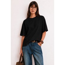 Bella Vita Butik Bellavita Botuique Basic Oversize Tişört