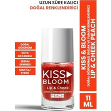 Bg Store Kıss & Bloom Doğal Görünümlü Dudak ve Yanak Renklendirici Lip & Cheek Peach 11 ml