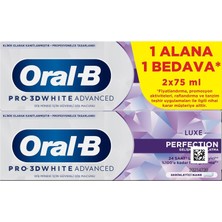 Hepta Collection Oral-B Pro 3D White Advanced Luxe Perfection Diş Macunu 150 ml