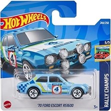 Bg Store 1:64 Tekli Arabalar 2022 244/250 Rally Champs '70 Ford Escort RS1600 5785-HVC30
