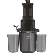 MarkEntegra 750 ml Kapasiteli Yavaş Sıkım Katı Meyve Sıkacağı, Pratik Fonksiyon