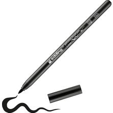 Hepta Collection Edding 4200 Fırça Uçlu Porselen Kalemi - Siyah - 1 Kalem - Fırça Ucu 1-4 mm