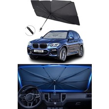 Renas Store Araç Katlanır Şemsiye Ön Cam Güneşliği Gölge Koruyucu Tüm Modellere Uyumlu Aksesuar