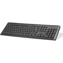 Renas Store K10 Multimedya Klavye USB - Siyah 6CB78PA