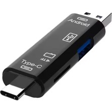 Renas Store ZR824 Type-C 3 In 1 Otg Smart Card Reader