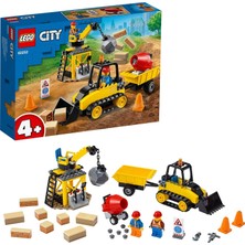 LEGO City Inşaat Buldozeri 60252 - Araçları Seven Çocuklar Için Yaratıcı Oyuncak Yapım Seti (126 Par