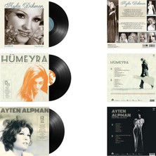 Klasikler Pop 3'lü Set - "Ayla Dikmen" - "Hümeyra" - "Ayten Alpman" 3'lü Plak Set (3 Plak)